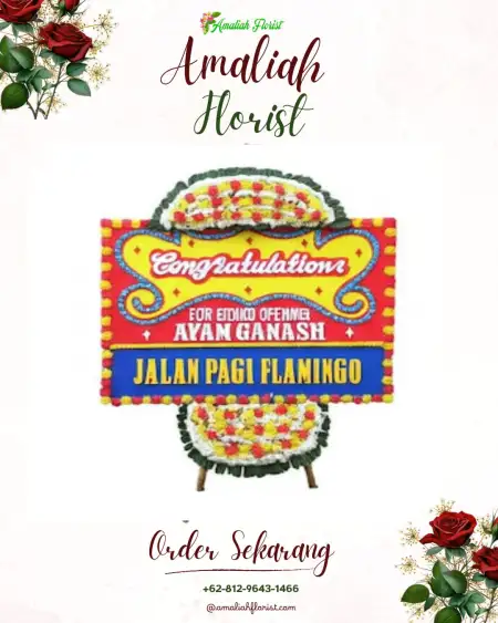 Sewa Papan Bunga Bangun Purba