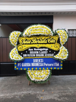 Papan Bunga Duka di Bangun Purba
