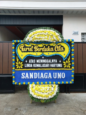 Papan Bunga Duka di Bangun Purba